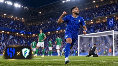 الهلال 2-0 الفتح: سيطرة مبكرة وحسم متأخر في المملكة أرينا